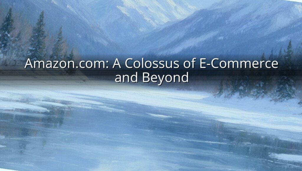 Amazon.com: A Colossus of E-Commerce and Beyond