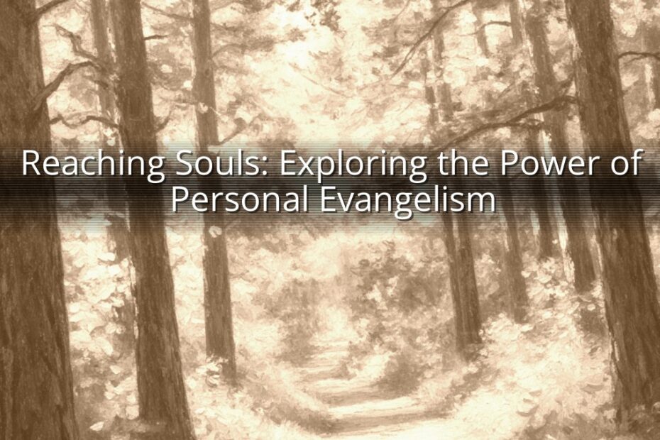 Reaching Souls: Exploring the Power of Personal Evangelism
