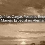 ¿Por Qué las Cargas Pesadas Requieren un Manejo Especial en Alemania?