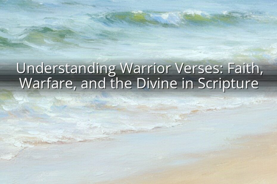 Understanding Warrior Verses: Faith, Warfare, and the Divine in Scripture