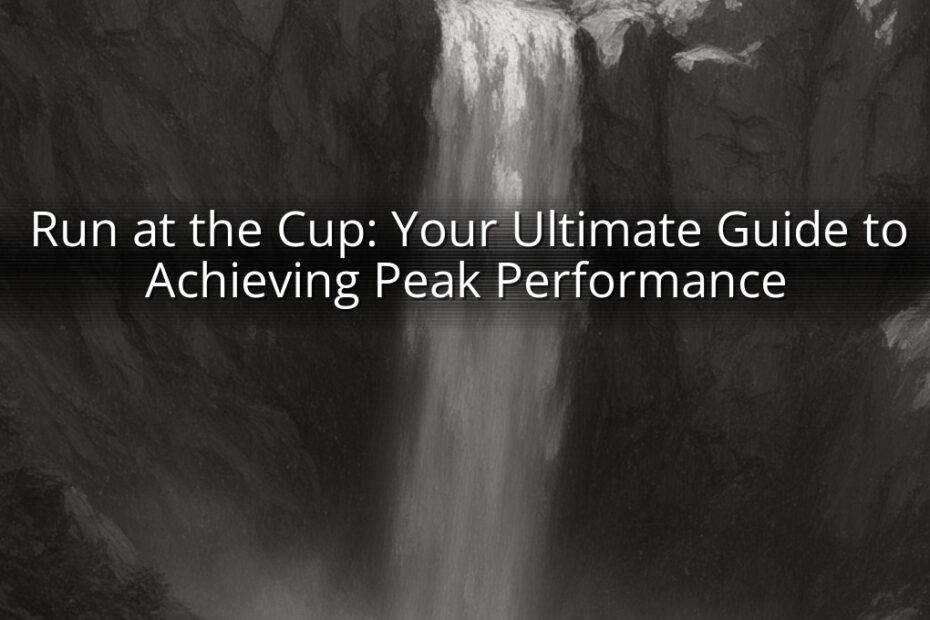 Run at the Cup: Your Ultimate Guide to Achieving Peak Performance