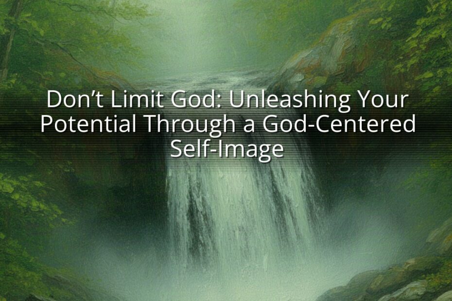 Don’t Limit God: Unleashing Your Potential Through a God-Centered Self-Image