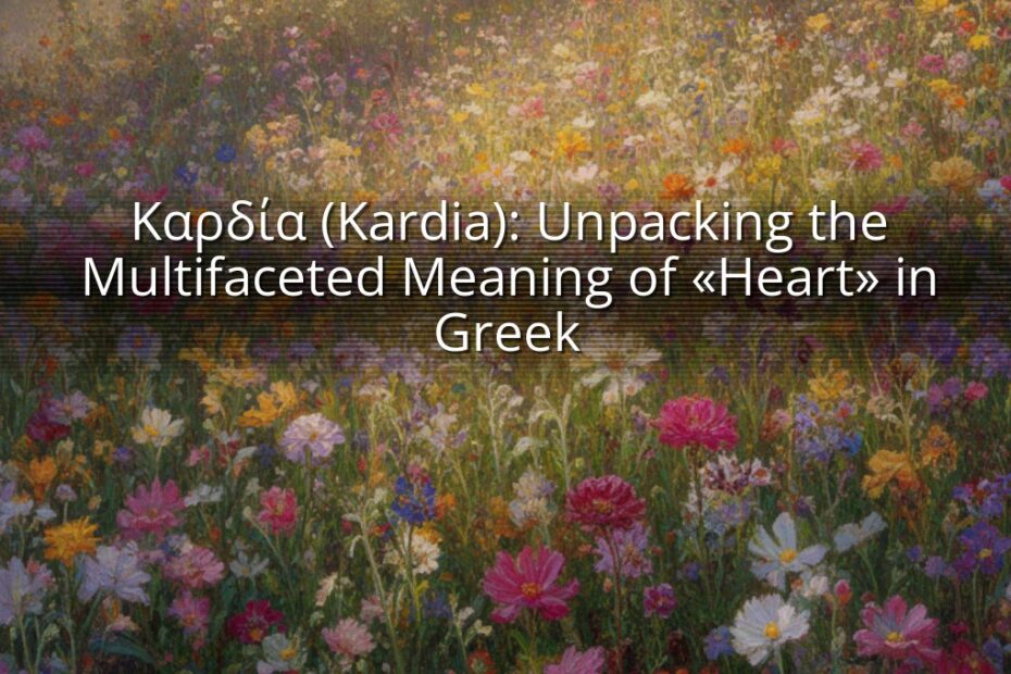 Καρδία (Kardia): Unpacking the Multifaceted Meaning of «Heart» in Greek