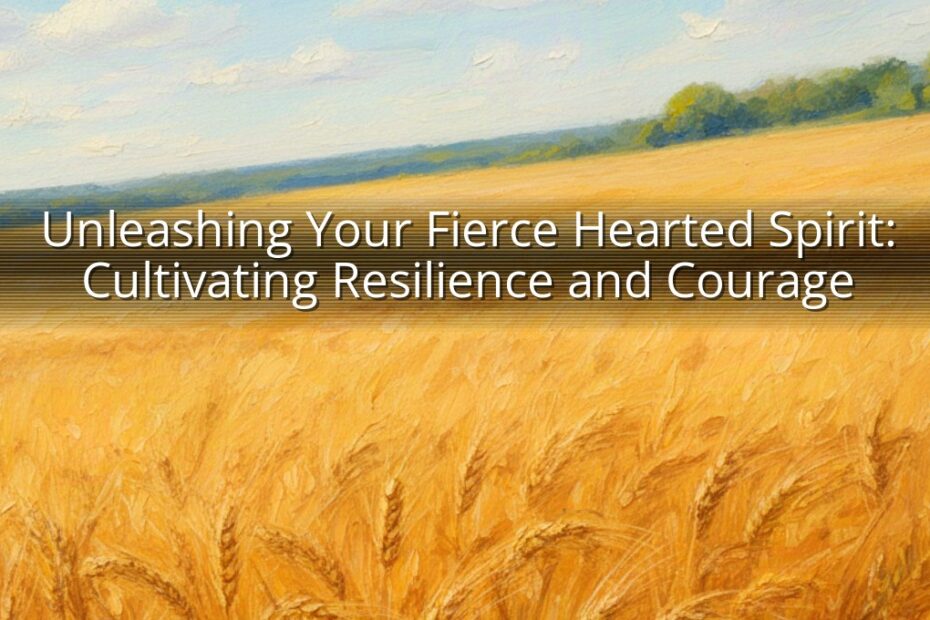 Unleashing Your Fierce Hearted Spirit: Cultivating Resilience and Courage
