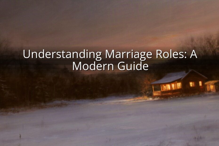 Understanding Marriage Roles: A Modern Guide