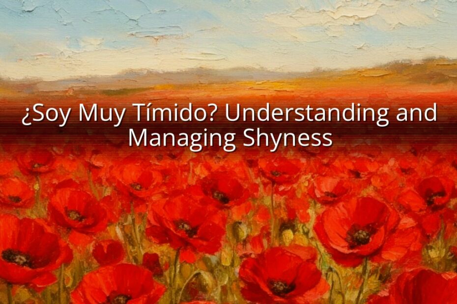 ¿Soy Muy Tímido? Understanding and Managing Shyness