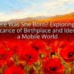 Where Was She Born? Exploring the Significance of Birthplace and Identity in a Mobile World