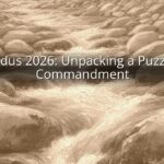 Exodus 2026: Unpacking a Puzzling Commandment