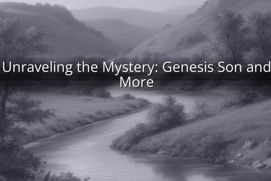 Unraveling the Mystery: Genesis Son and More