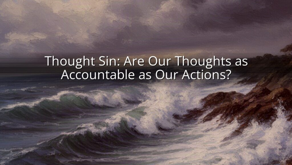 Thought Sin: Are Our Thoughts as Accountable as Our Actions?