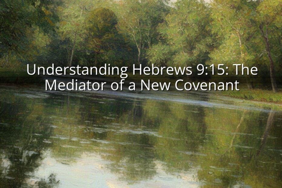 Understanding Hebrews 9:15: The Mediator of a New Covenant