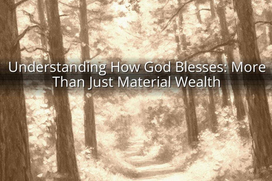 Understanding How God Blesses: More Than Just Material Wealth