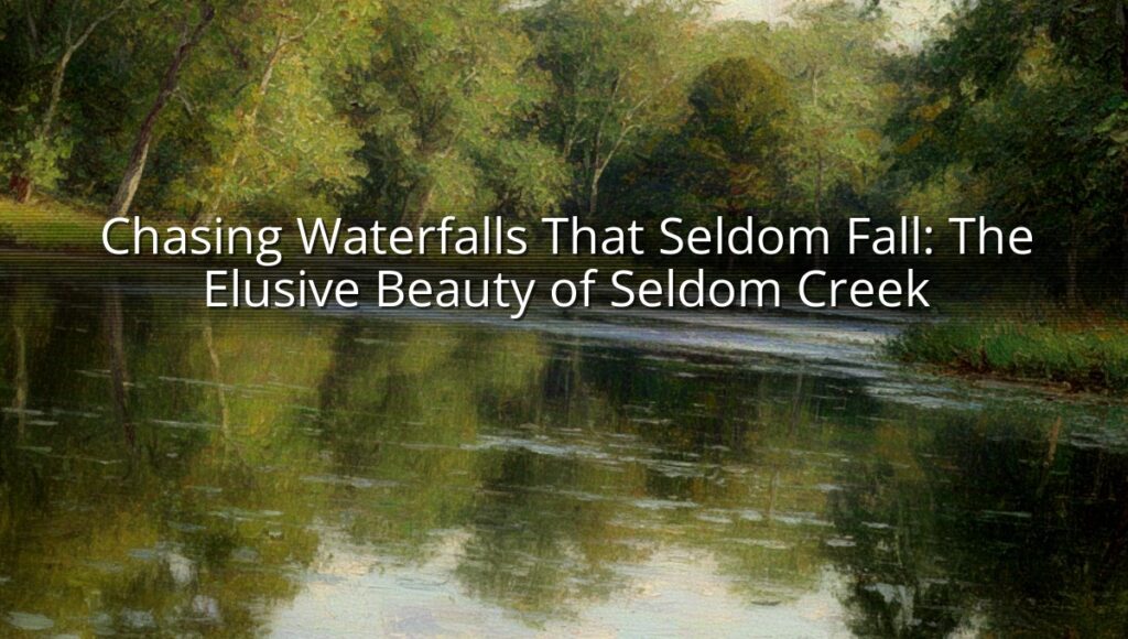 Chasing Waterfalls That Seldom Fall: The Elusive Beauty of Seldom Creek