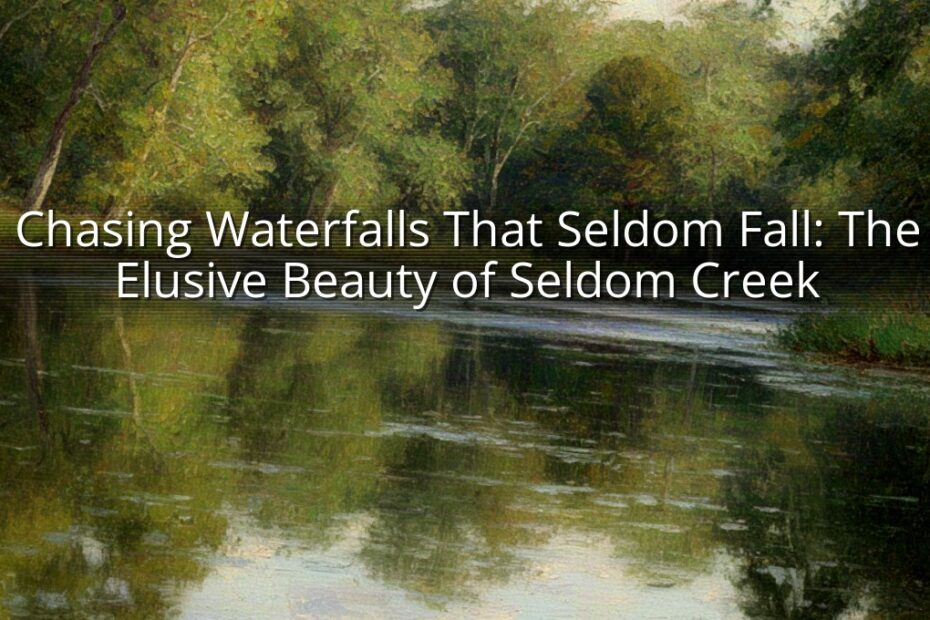 Chasing Waterfalls That Seldom Fall: The Elusive Beauty of Seldom Creek
