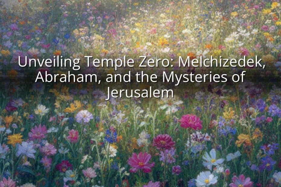 Unveiling Temple Zero: Melchizedek, Abraham, and the Mysteries of Jerusalem