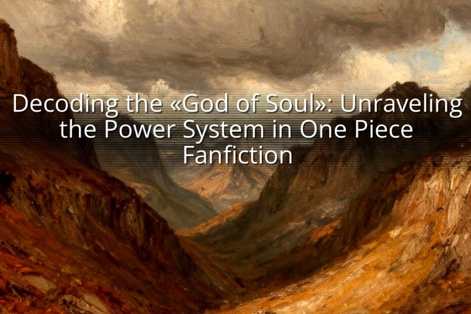 Decoding the «God of Soul»: Unraveling the Power System in One Piece Fanfiction