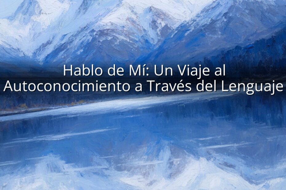 Hablo de Mí: Un Viaje al Autoconocimiento a Través del Lenguaje