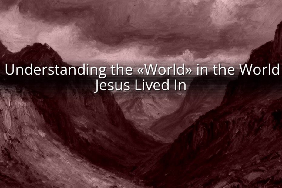 Understanding the «World» in the World Jesus Lived In
