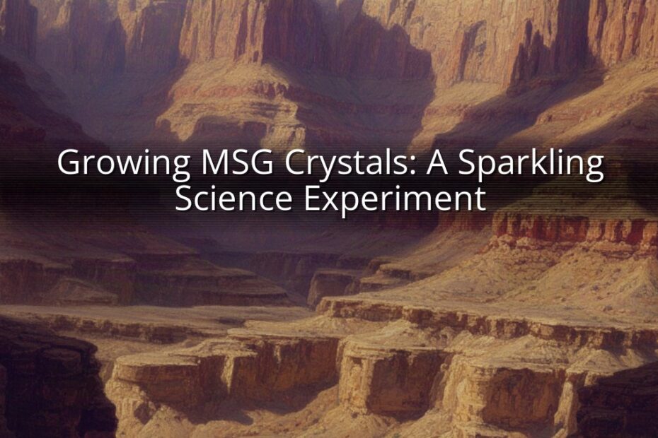 Growing MSG Crystals: A Sparkling Science Experiment