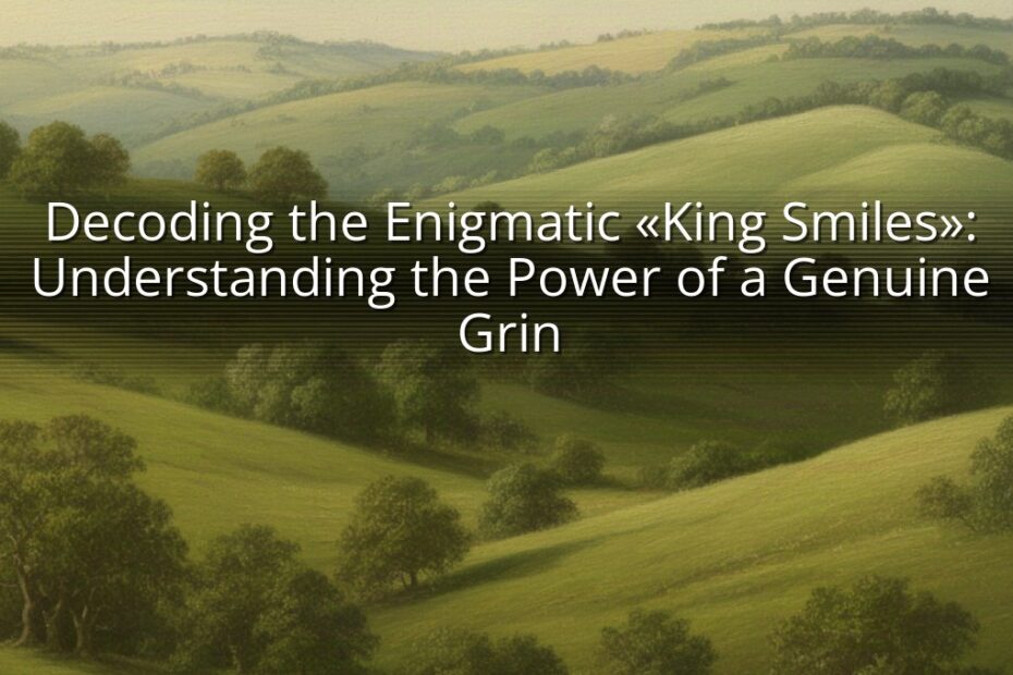 Decoding the Enigmatic «King Smiles»: Understanding the Power of a Genuine Grin