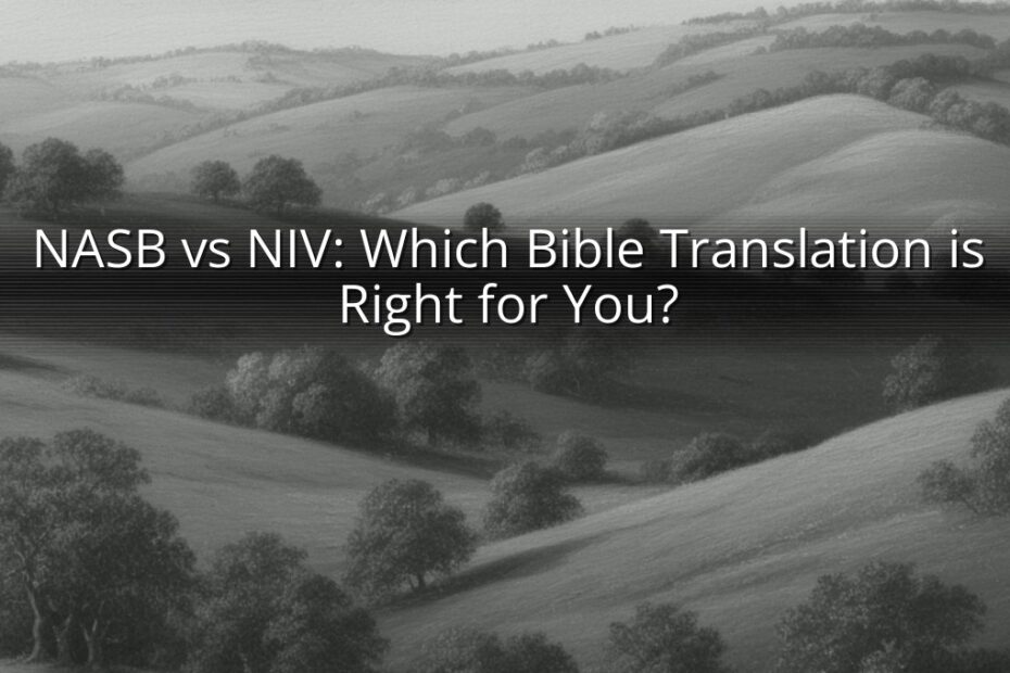 NASB vs NIV: Which Bible Translation is Right for You?