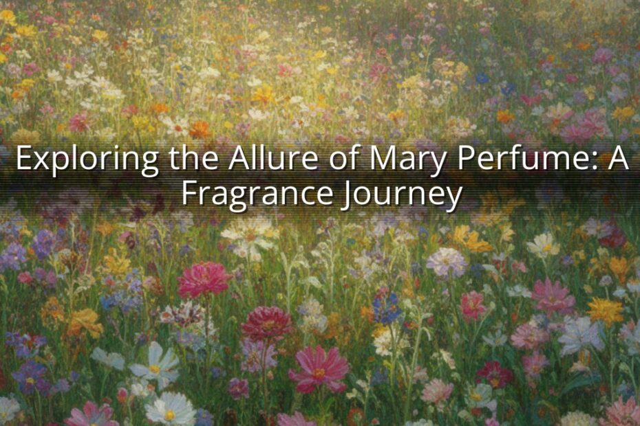 Exploring the Allure of Mary Perfume: A Fragrance Journey