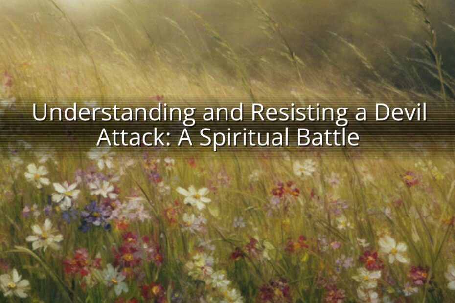 Understanding and Resisting a Devil Attack: A Spiritual Battle