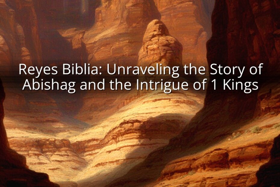 Reyes Biblia: Unraveling the Story of Abishag and the Intrigue of 1 Kings