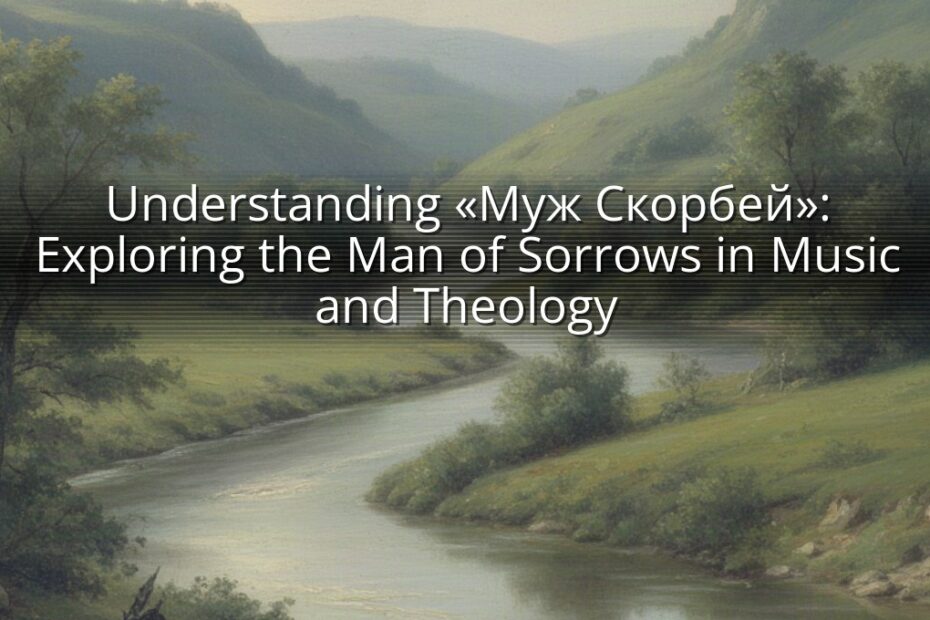 Understanding «Муж Скорбей»: Exploring the Man of Sorrows in Music and Theology