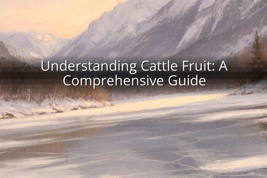 Understanding Cattle Fruit: A Comprehensive Guide