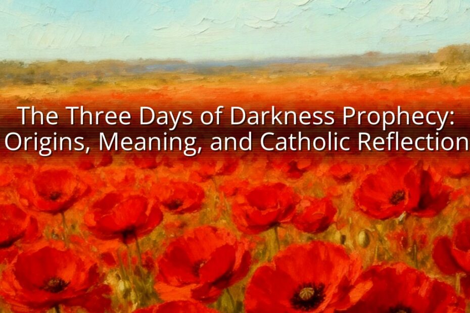 The Three Days of Darkness Prophecy: Origins, Meaning, and Catholic Reflection