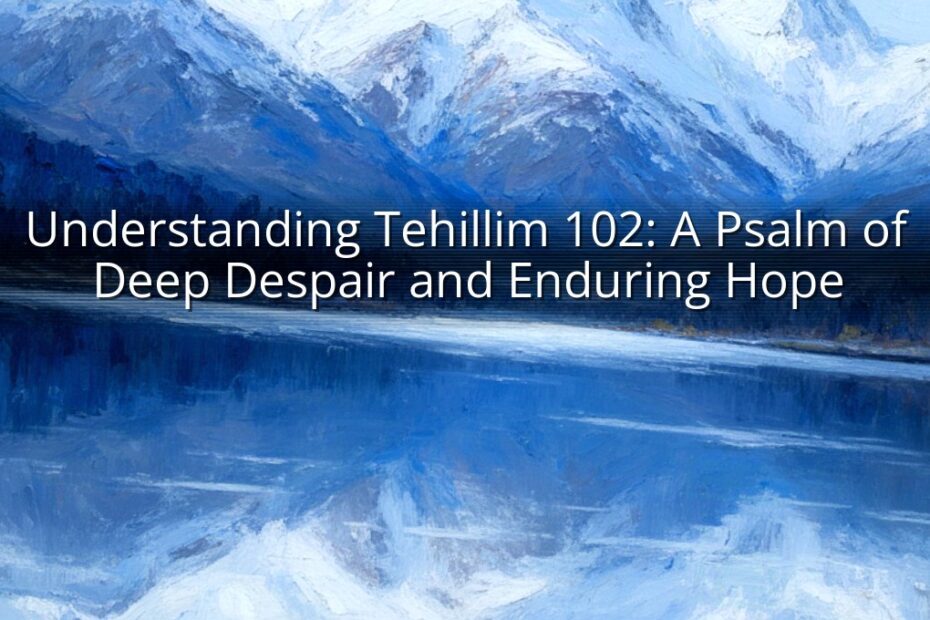 Understanding Tehillim 102: A Psalm of Deep Despair and Enduring Hope