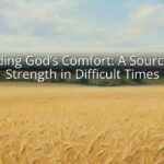 Finding God’s Comfort: A Source of Strength in Difficult Times