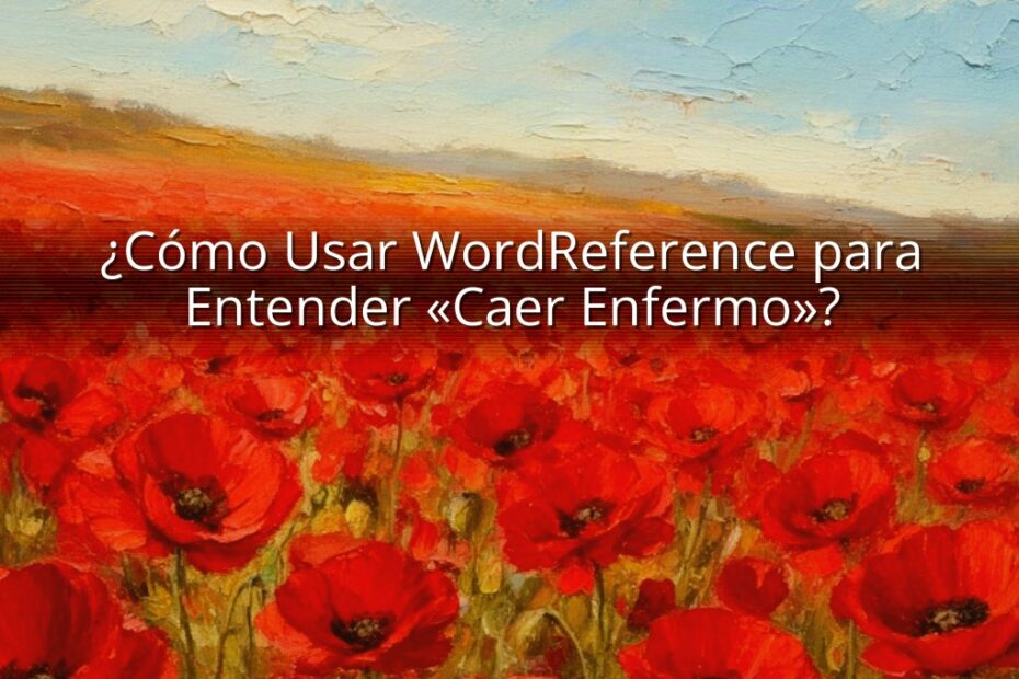 ¿Cómo Usar WordReference para Entender «Caer Enfermo»?