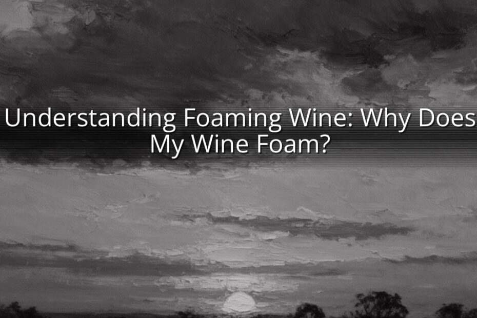 Understanding Foaming Wine: Why Does My Wine Foam?