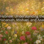 Three Hebrew: Understanding the Story of Hananiah, Mishael, and Azariah