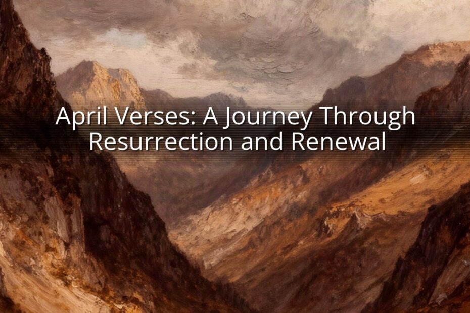 April Verses: A Journey Through Resurrection and Renewal