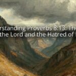 Understanding Proverbs 8:13: The Fear of the Lord and the Hatred of Evil