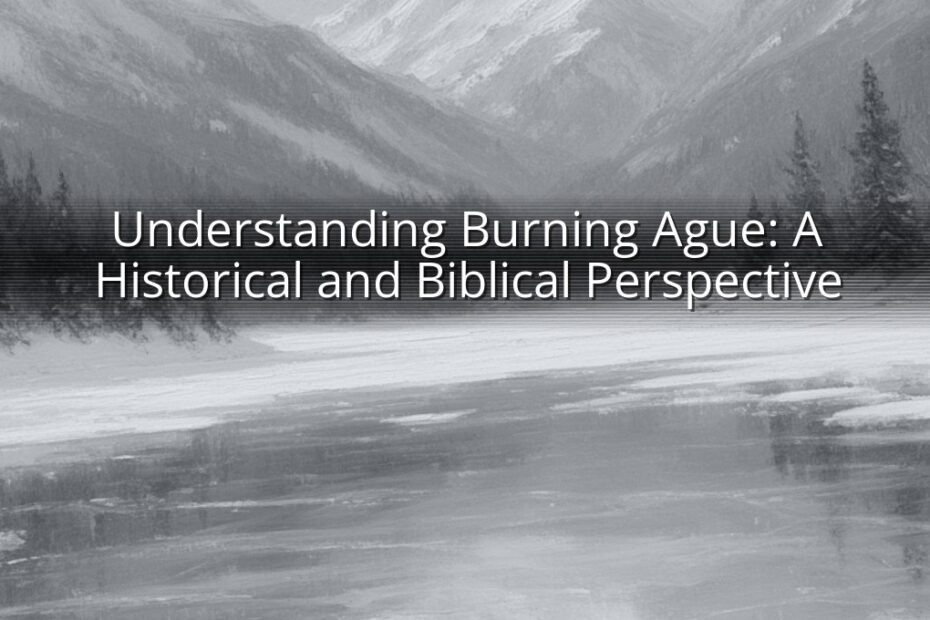 Understanding Burning Ague: A Historical and Biblical Perspective