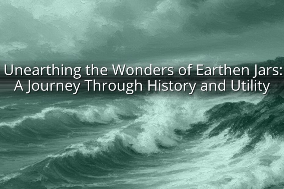Unearthing the Wonders of Earthen Jars: A Journey Through History and Utility