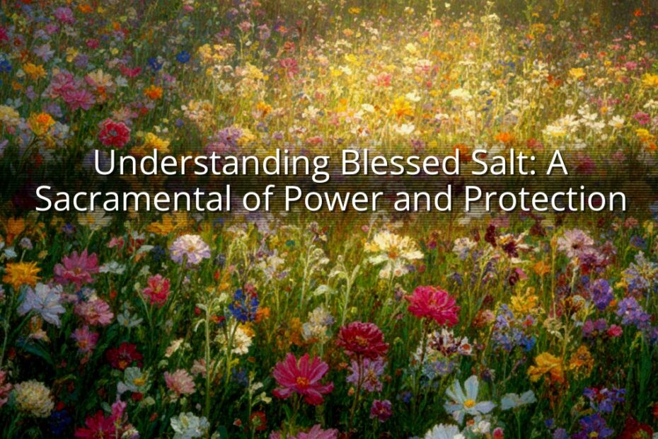 Understanding Blessed Salt: A Sacramental of Power and Protection