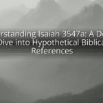 Understanding Isaiah 3547a: A Deeper Dive into Hypothetical Biblical References Understanding Isaiah 3547a: A Deeper Dive into Hypothetical Biblical References