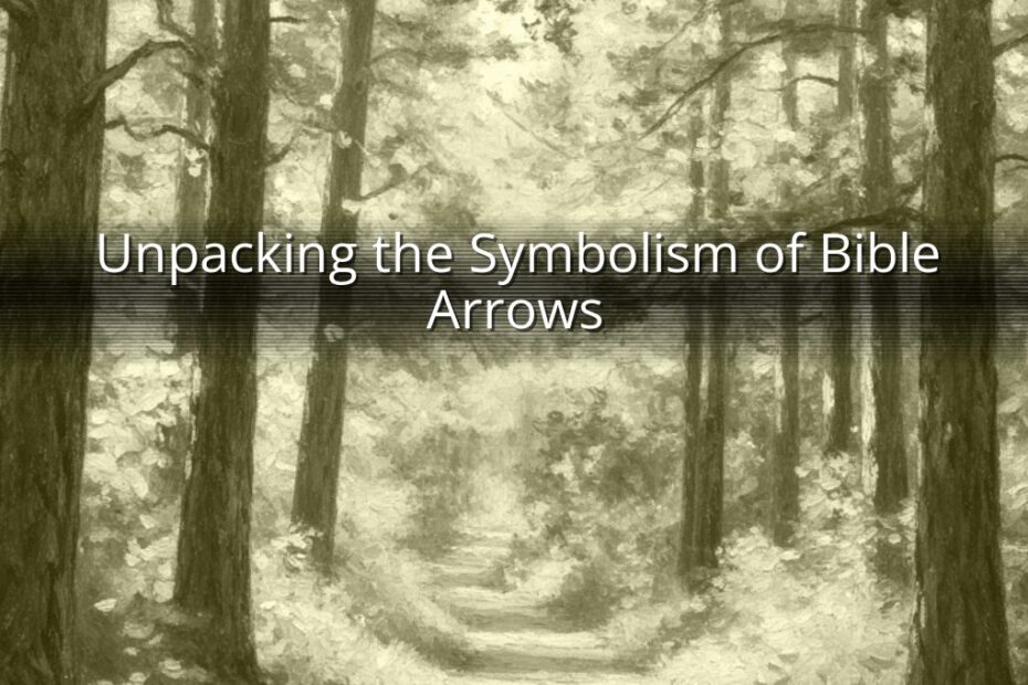 Unpacking the Symbolism of Bible Arrows