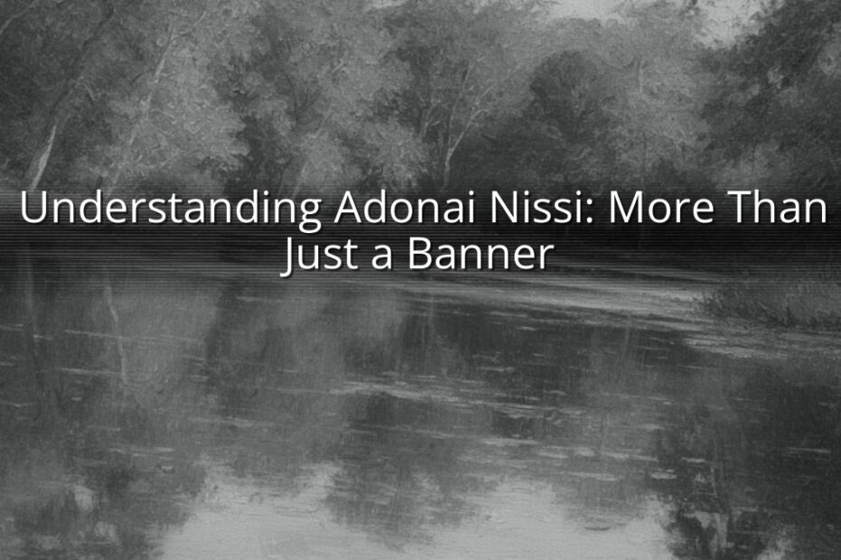 Understanding Adonai Nissi: More Than Just a Banner