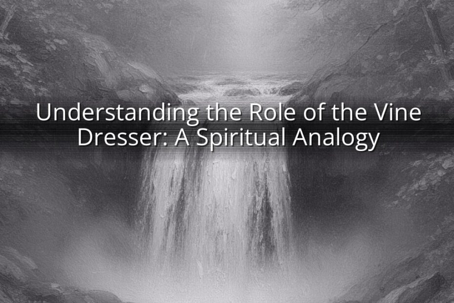 Understanding the Role of the Vine Dresser: A Spiritual Analogy