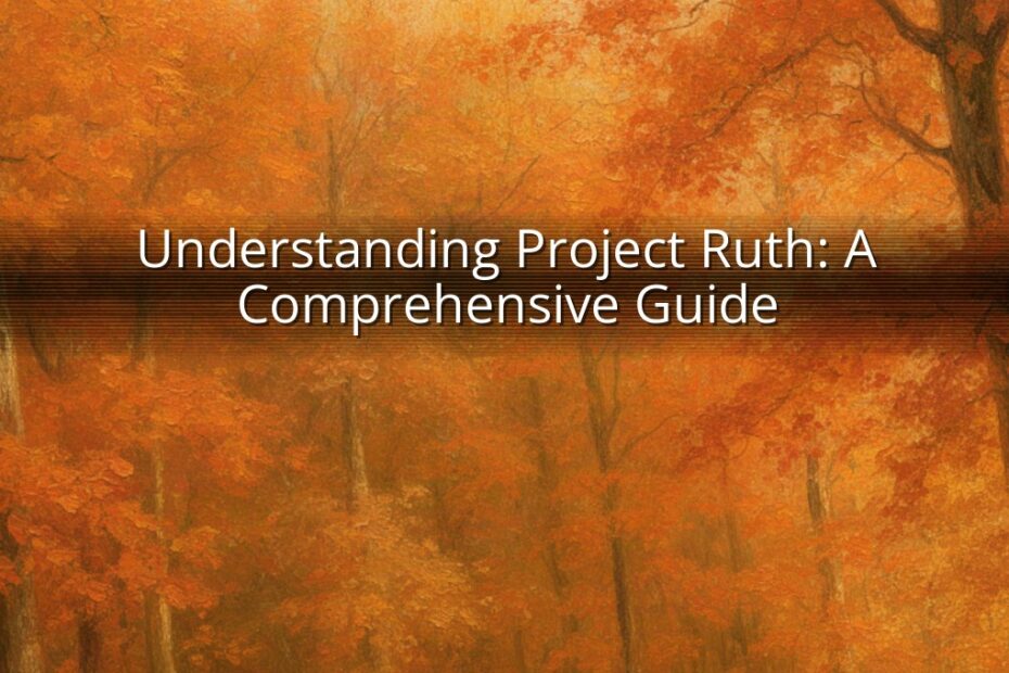 Understanding Project Ruth: A Comprehensive Guide