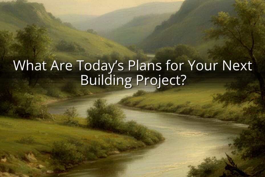 What Are Today’s Plans for Your Next Building Project?