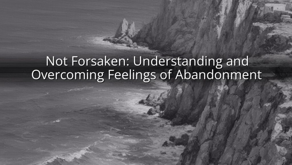 Not Forsaken: Understanding and Overcoming Feelings of Abandonment