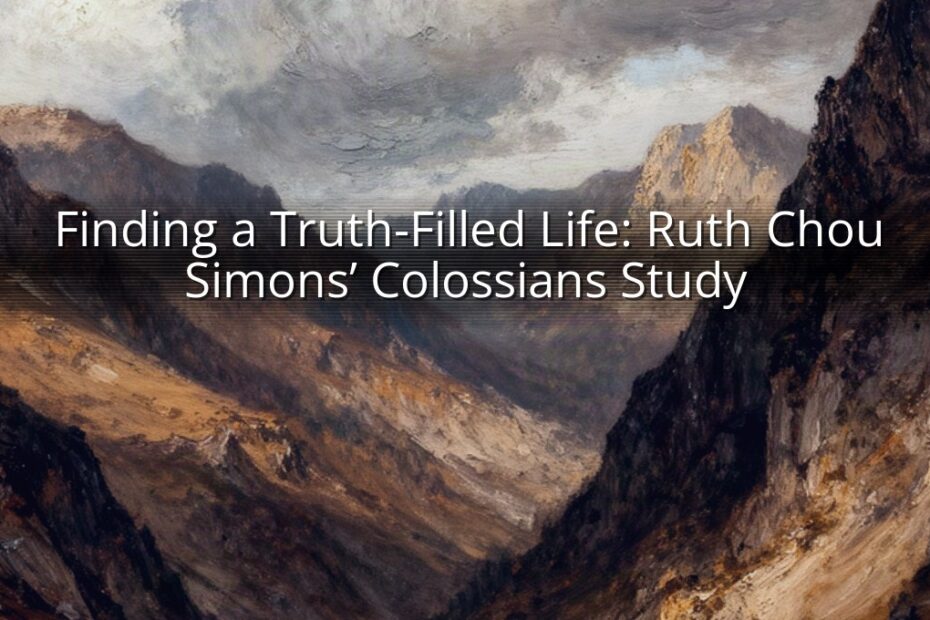 Finding a Truth-Filled Life: Ruth Chou Simons’ Colossians Study