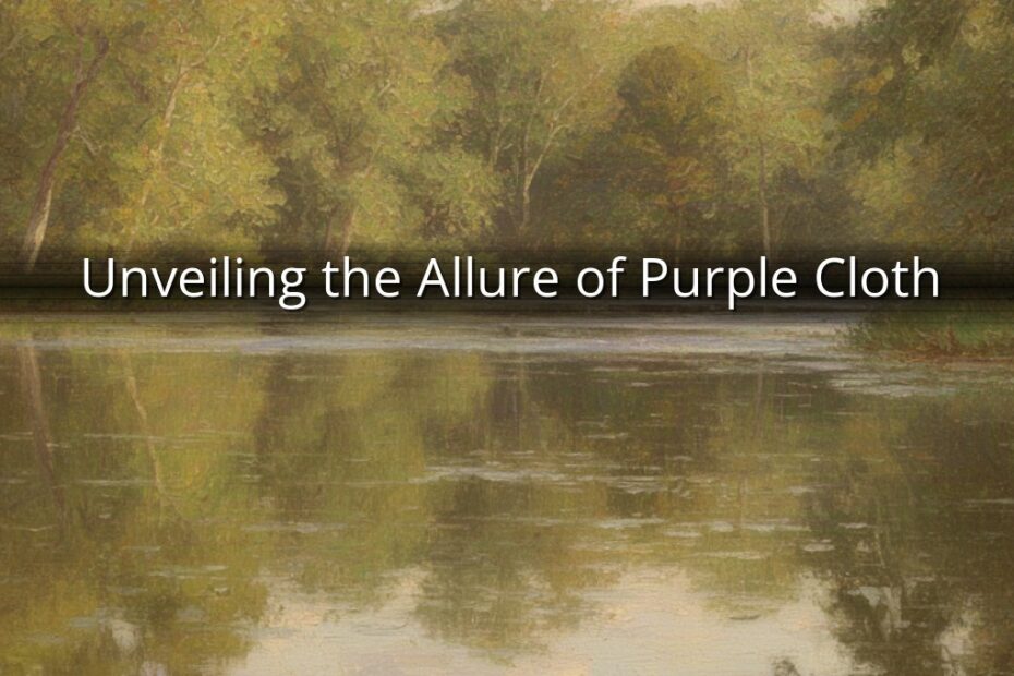 Unveiling the Allure of Purple Cloth